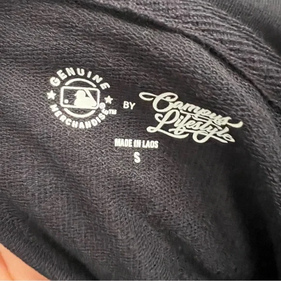 NWT Campus Lifestyle Boston Dark Navy Blue Hoodie- Size Small - Picture 5 of 7